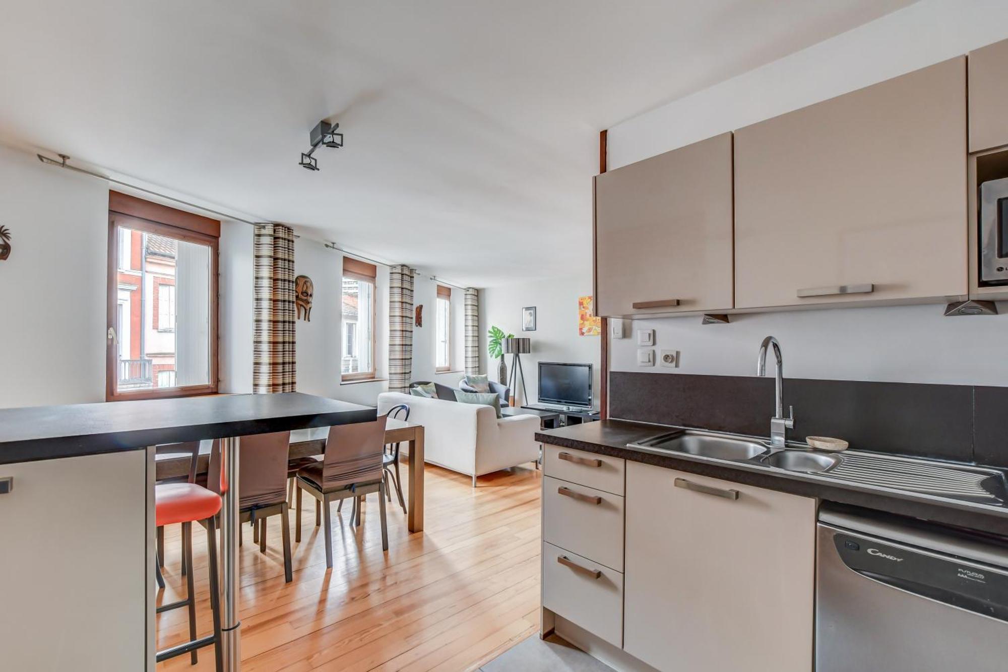 Duplex Tolosa - Pont-Neuf, Dome De La Grave, 2 Bdrs 85M2, Ac, Free Private Car Park - T3 85M2 Avec Clim, Parking Prive Gratuit 外观 照片